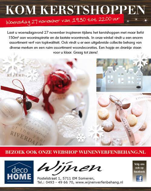 Kerstshoppen in Someren
