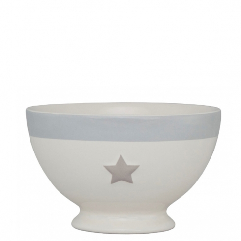 Bowl White Stripe Titane Grey Star Bastion Collections