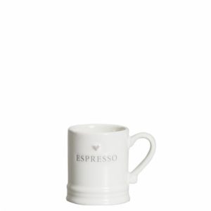 Espresso White Little Heart Titane Bastion Collections