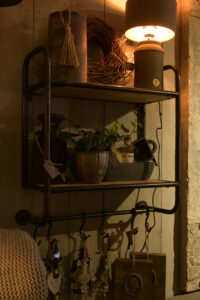 Wandrek Metaal Naturel Hout