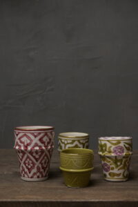 Chabi Chic Mok Fluer Khaki Lila